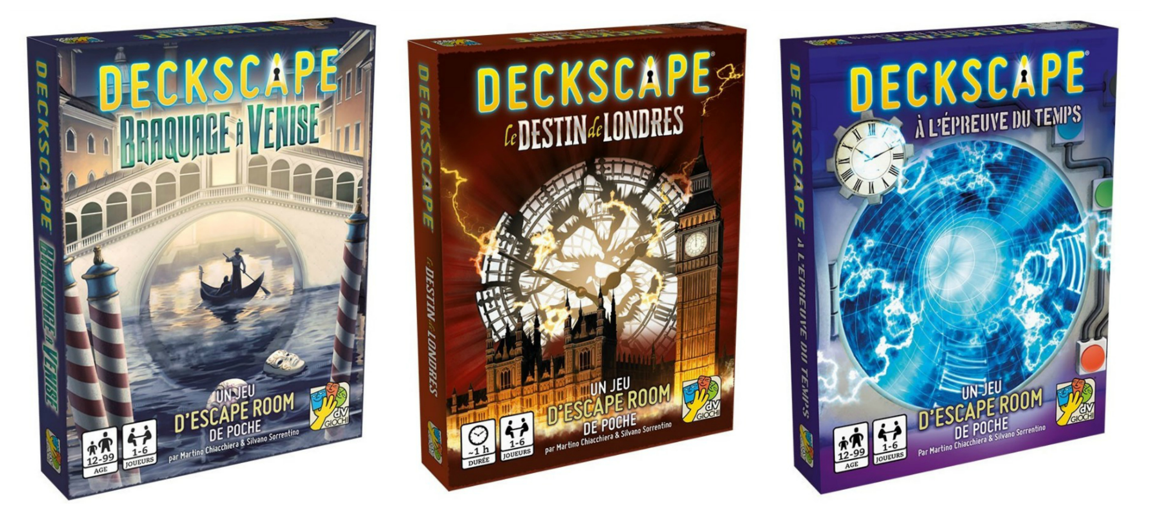 🔐Critique de jeu: les 3 Deckscapes. Zeitgeist, quand tu nous tiens