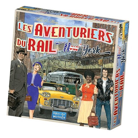 Les Aventuriers du Rail New York. 0% de matière grasse, 100% allégé