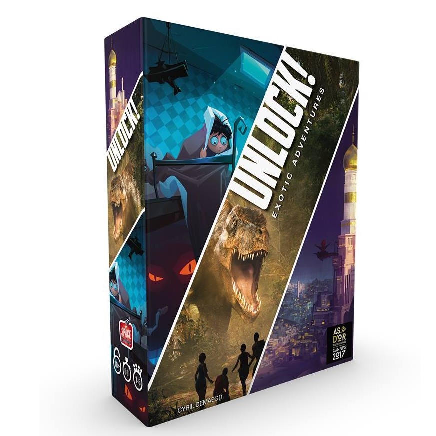 🔐Unlock! 4 Exotic Adventures. Un feu d&rsquo;artifice d&rsquo;effet Wahou disruptif, créatif, mais peu immersif