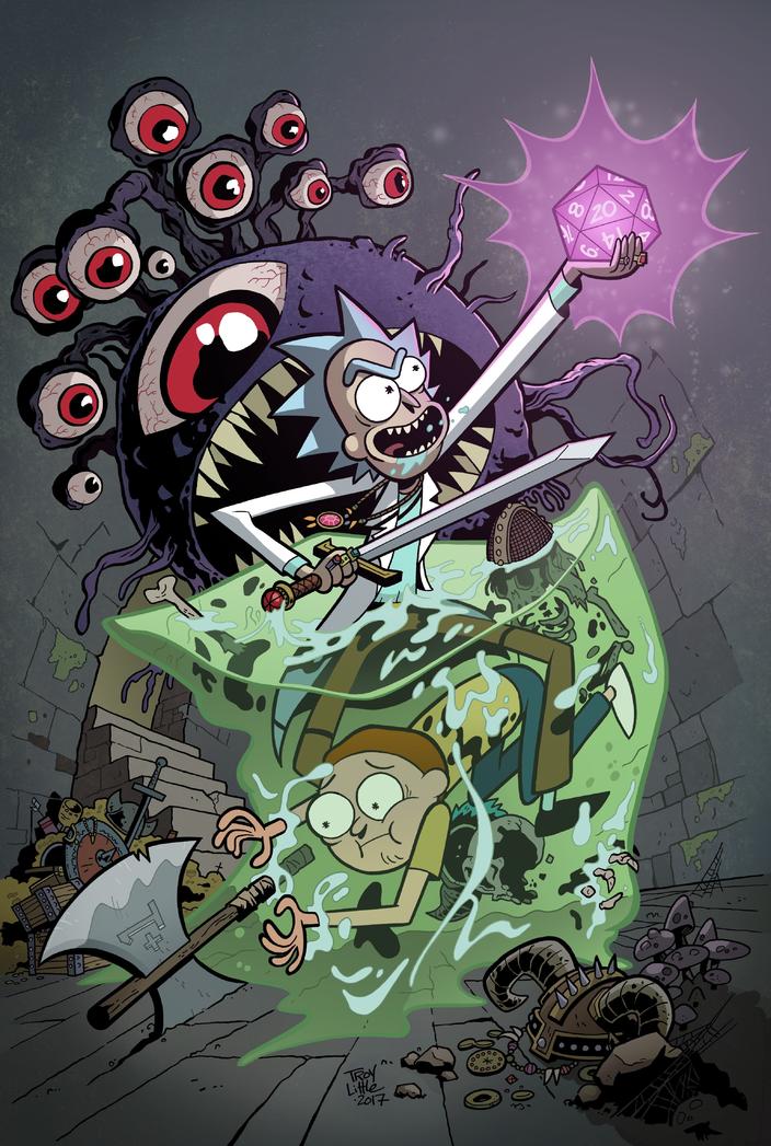 Rick et Morty VS Dungeons and Dragons. Le crossover que tout le monde attendait