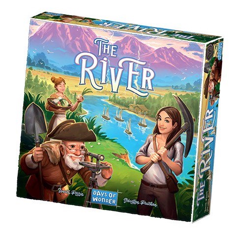 The River ⛵ La vie de meeple est un long fleuve tranquille