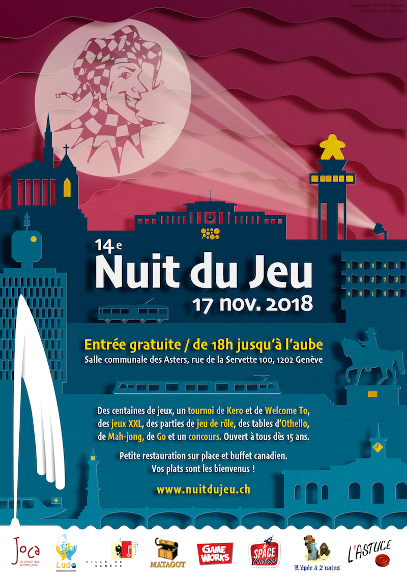 Genève, ce n&rsquo;est pas seulement son jet d&rsquo;eau 🚿. C&rsquo;est aussi sa Nuit du Jeu 🌙