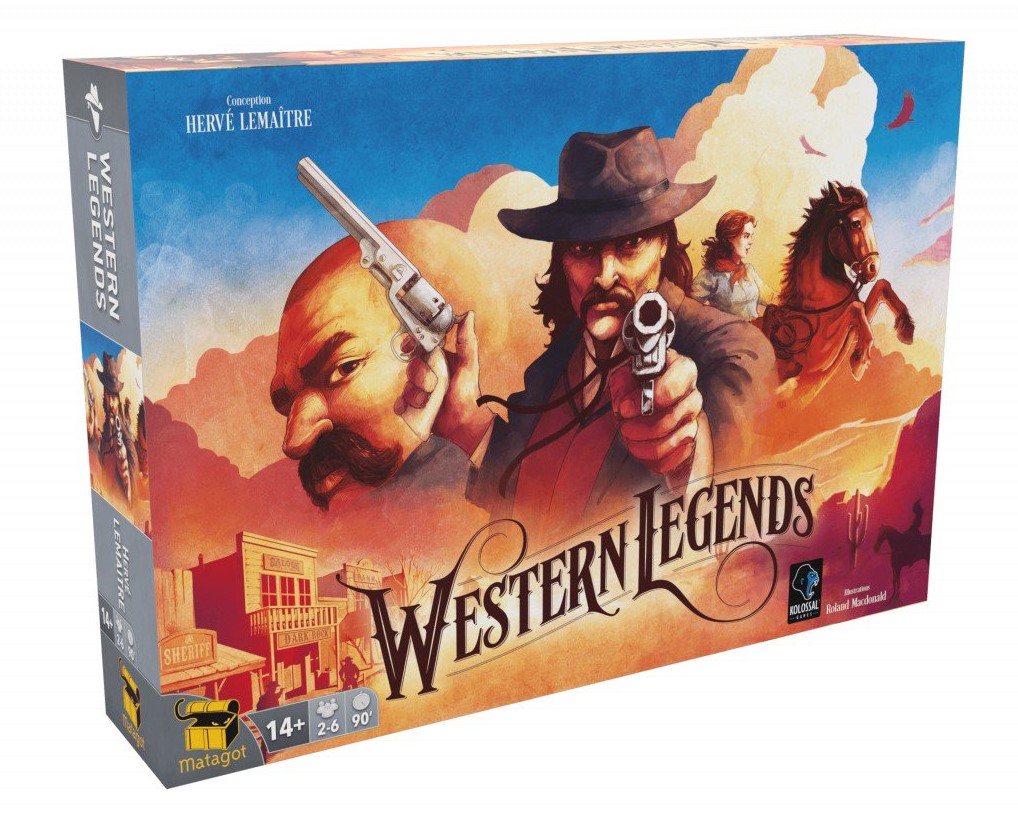 Western Legends. Red Dead Redemption 2, le jeu de plateau. Ou presque