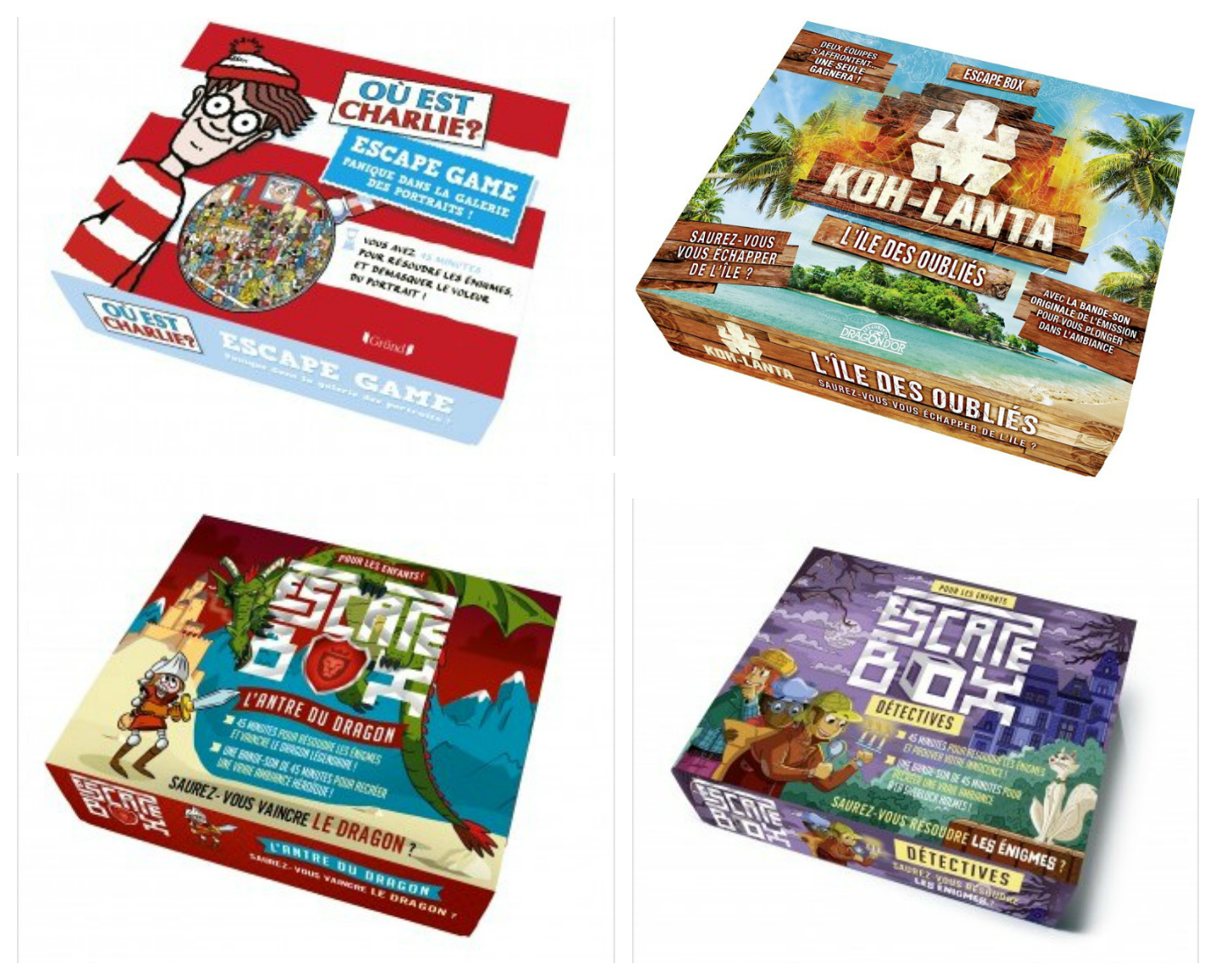 Les 4⃣  toutes nouvelles Escape Boxes des Éditions 4⃣0⃣4⃣. Et elles valent quoi?