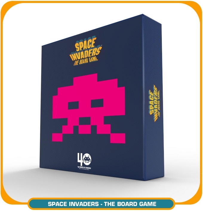 40 ans plus tard, Space Invaders déboule maintenant en jeu de plateau