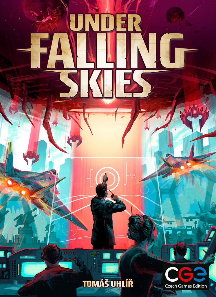 Confinement : Under Falling Skies, un jeu de société gratuit à imprimer chez soi pour jouer en solo, des éditeurs de Codenames