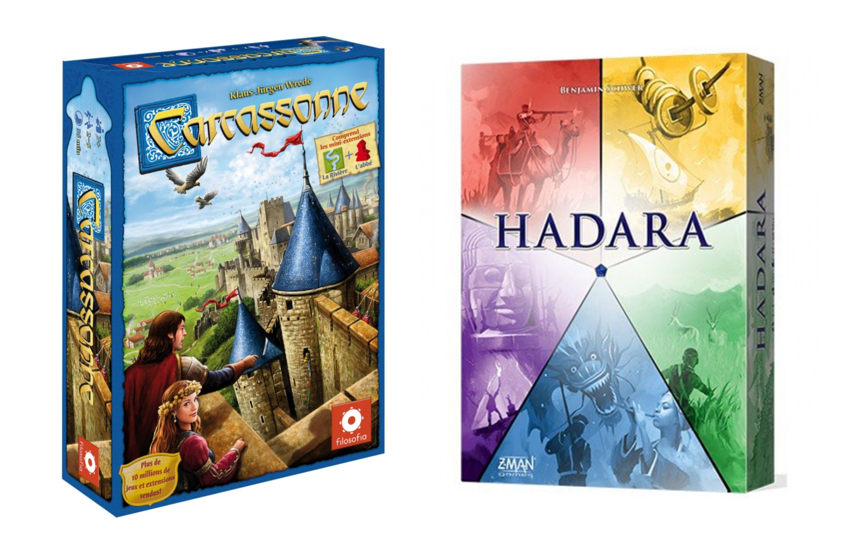 Confinement : Jouez à Carcassonne et Hadara en solo