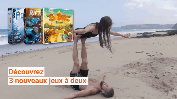 3 nouveaux jeux de société à deux, tactiques, épiques et dynamiques