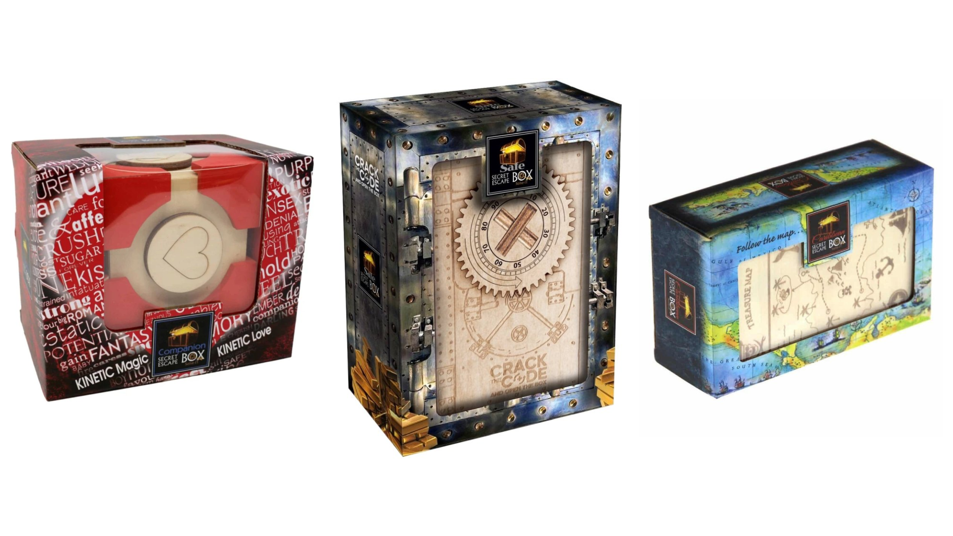 Secret Escape Box. 3 boites, 3 univers, 3 déceptions
