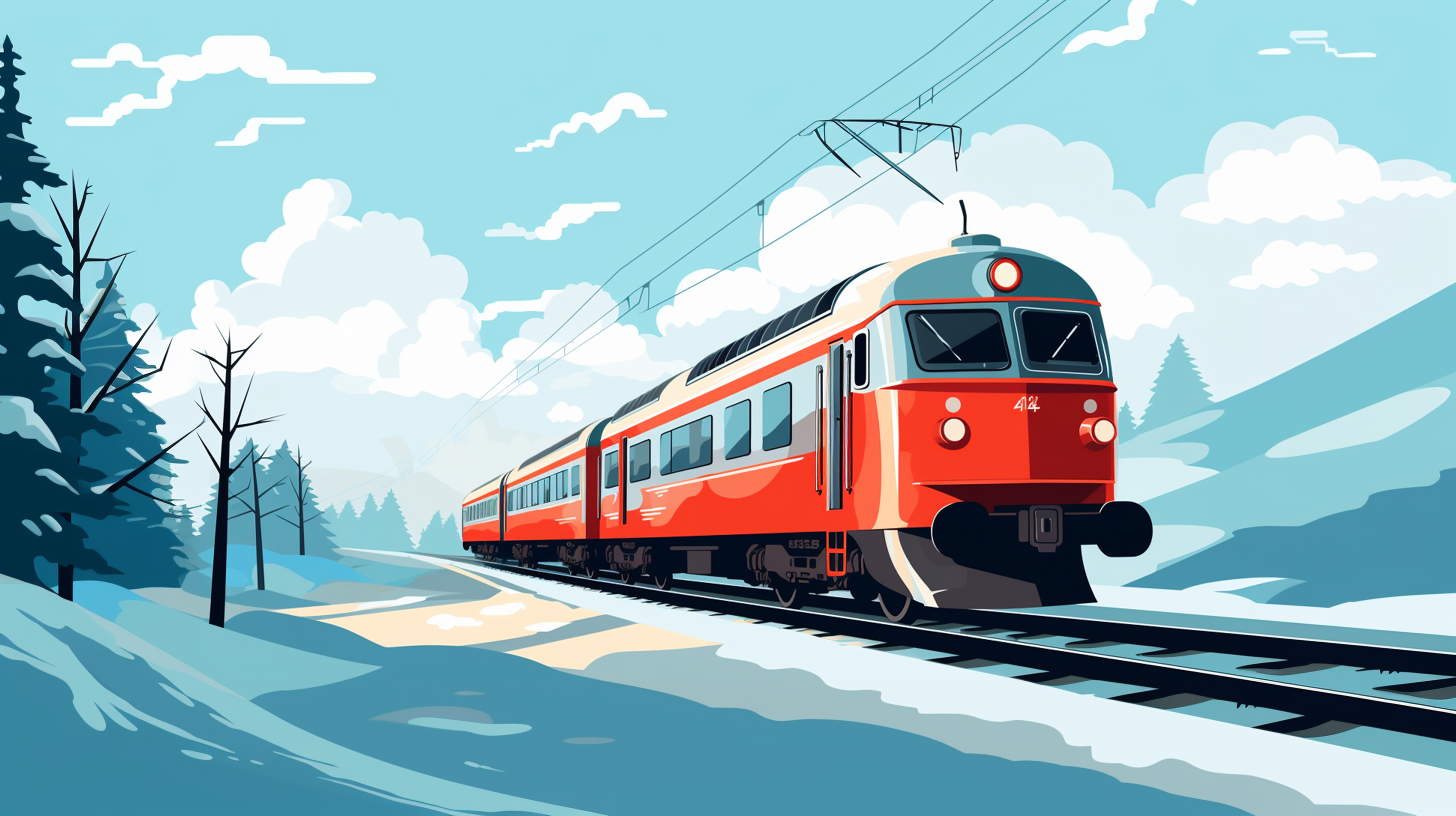 Train hiver