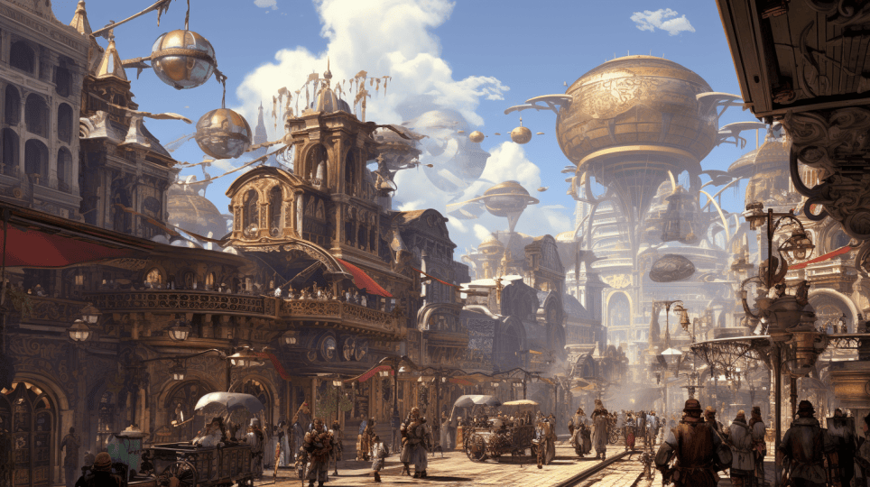 Steampunk city