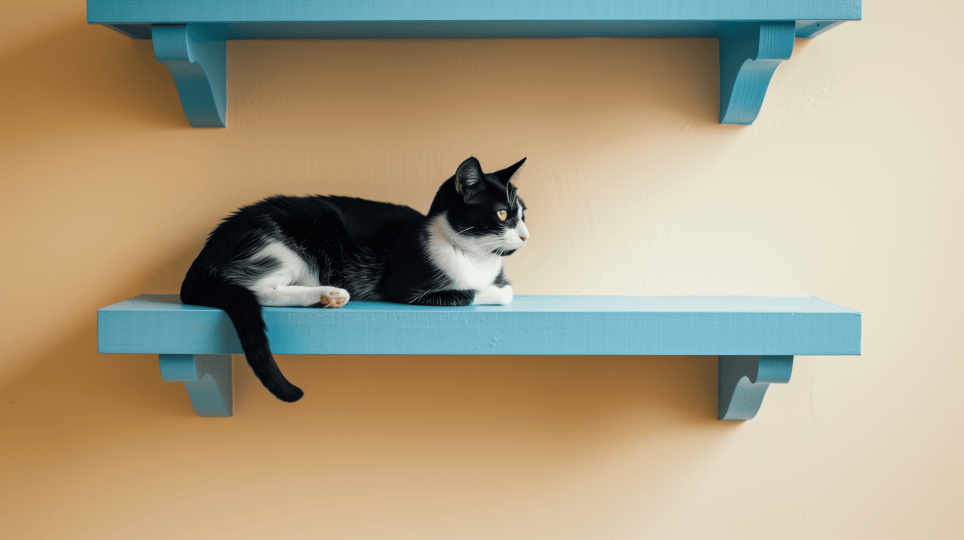 chat étagère rangement ludothèque