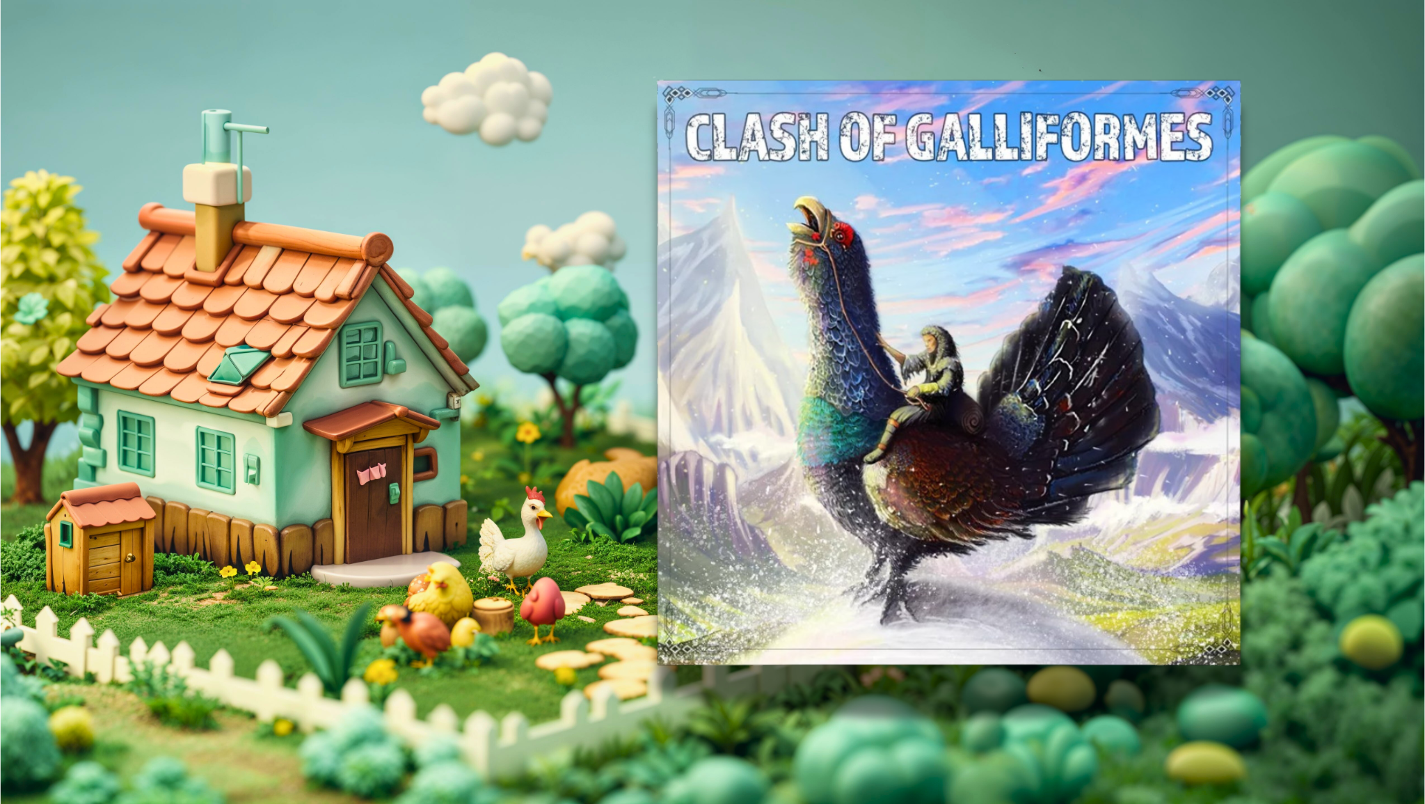 Clash of Galliformes : Le 4X avec des poulets géants !