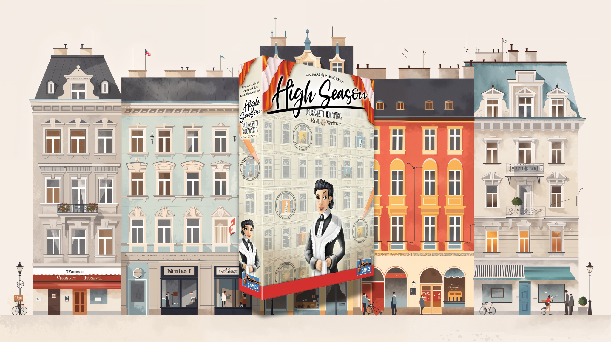 High Season: Grand Hotel Roll & Write. La version au rabais