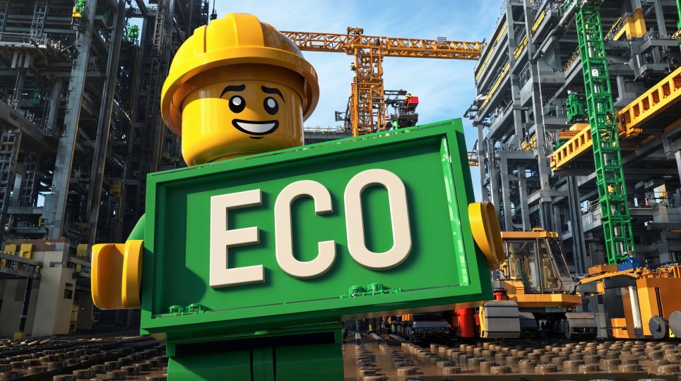 LEGO bioplastique article bannière