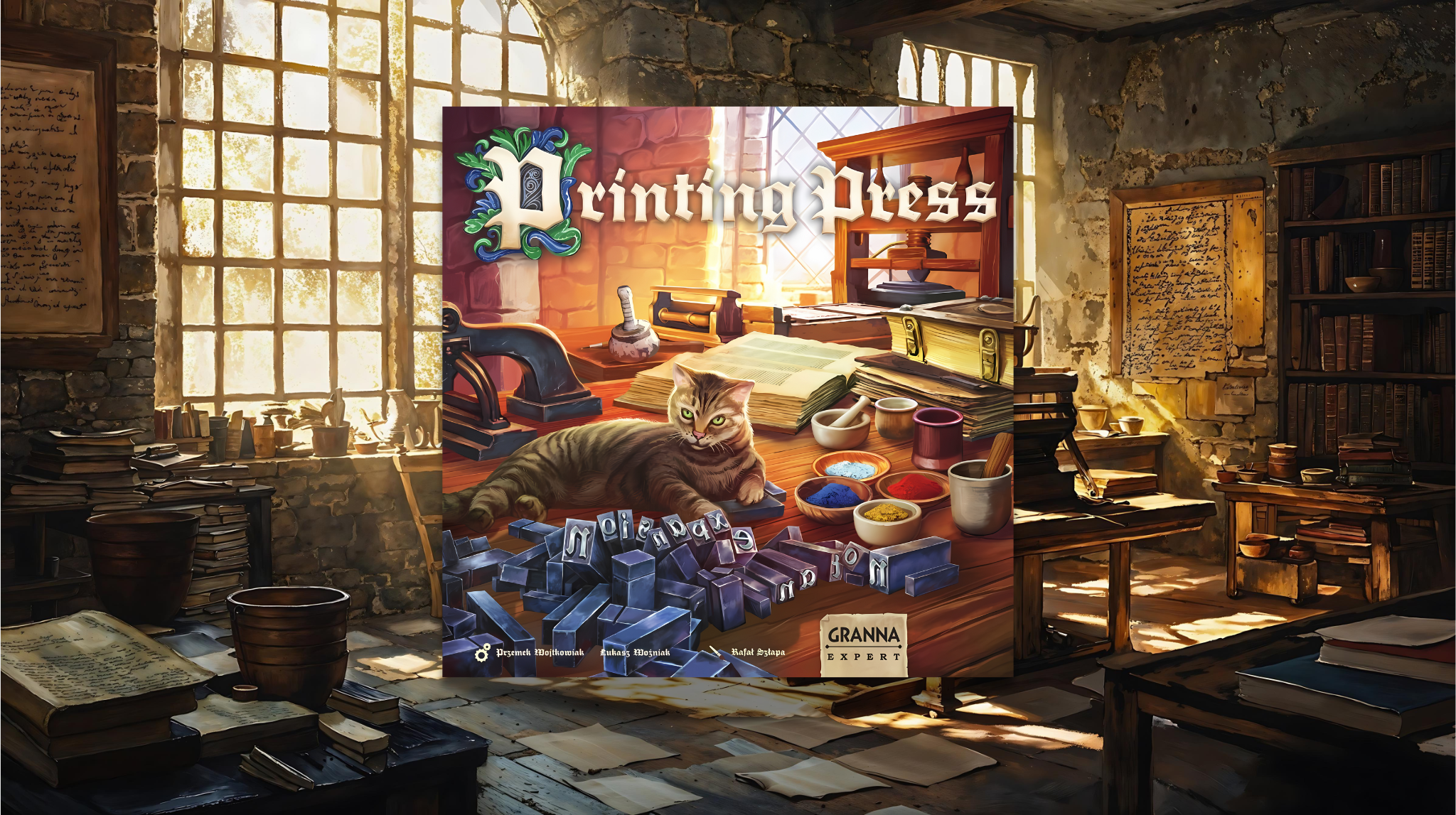Printing press : Dans l&rsquo;atelier ludique de Gutenberg
