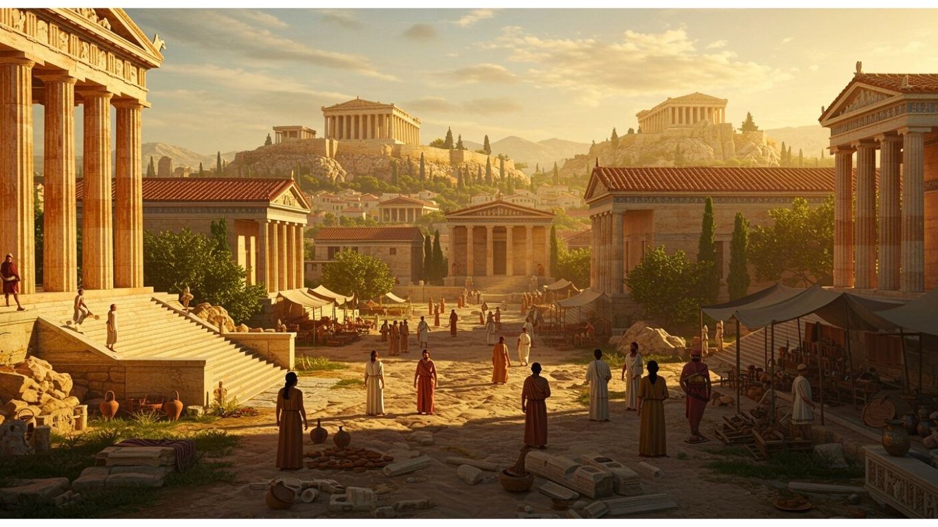 Panthéon et pions : Une épopée ludique dans la Grèce antique